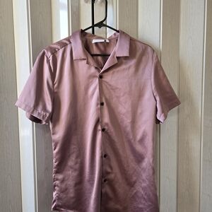 ASOS Mauve Short Sleeve Shirt